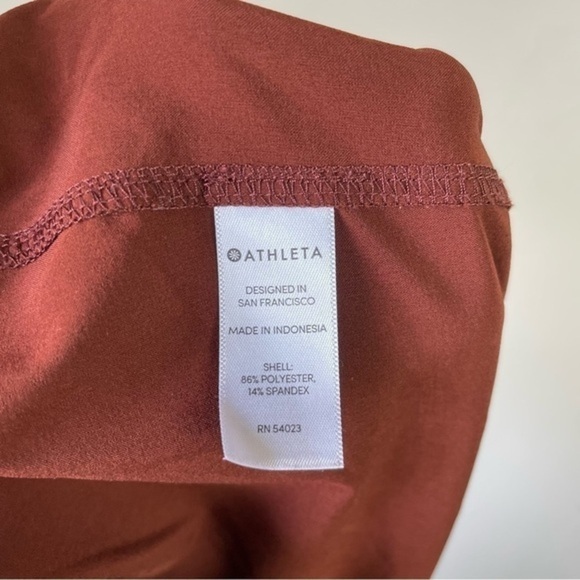 Athleta Skyline Pant II‎ Paper Bag Ankle Red High Rise - Picture 7 of 9